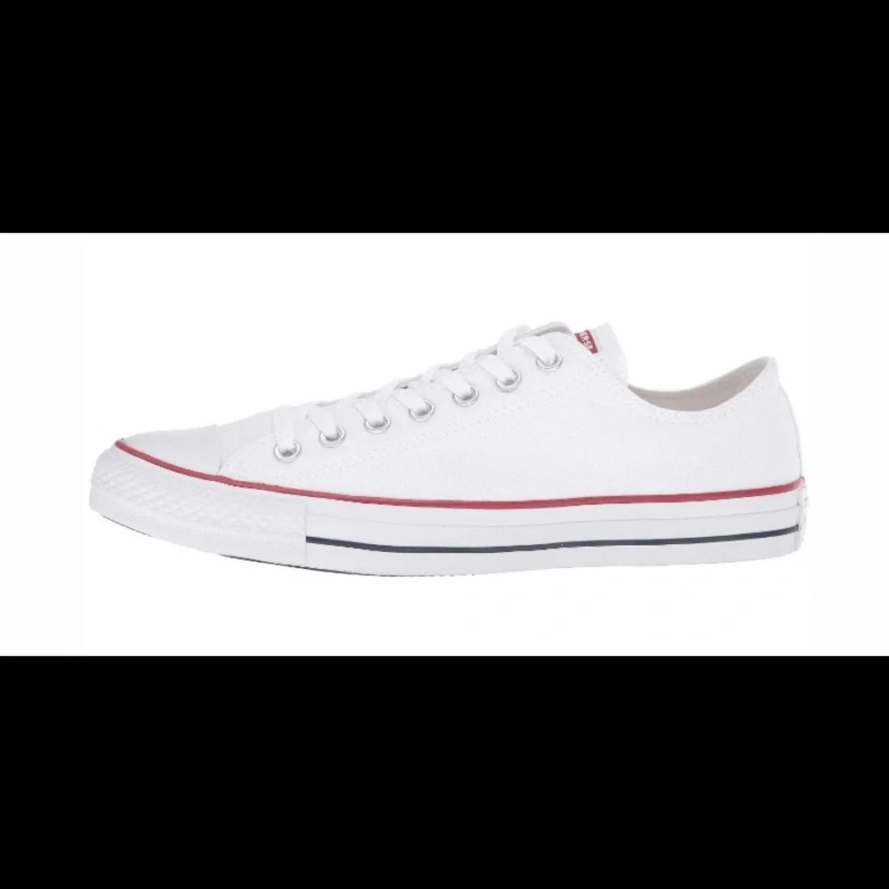 Converse All Star Size 1 Kids Chuck Taylor New White Low Top Boy Girl Sneaker NW
